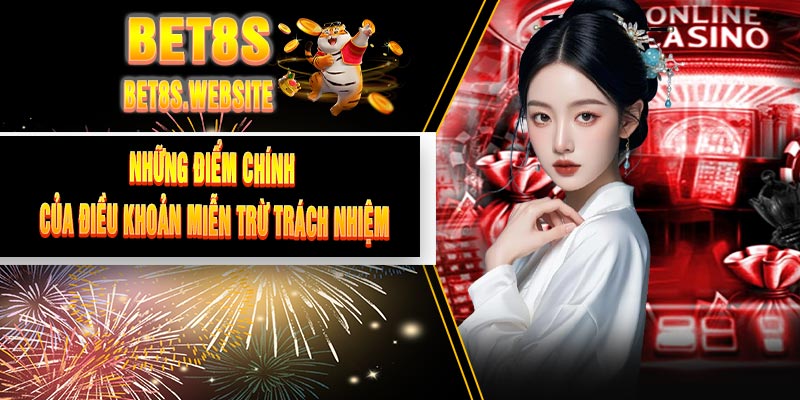Những điểm chính của điều khoản miễn trừ trách nhiệm