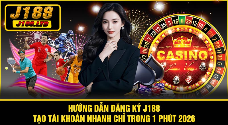 Hướng Dẫn Đăng Ký J188 – Tạo Tài Khoản Nhanh Chỉ Trong 1 Phút 2026